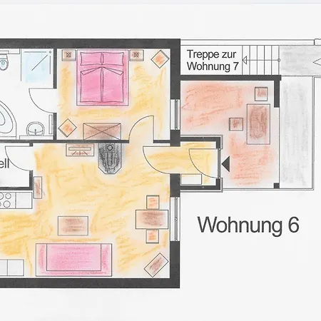 Appartement W6 - Whirlpool, Kamin *